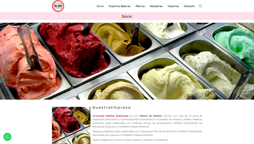 FABRICA DE HELADOS ARTESANALES