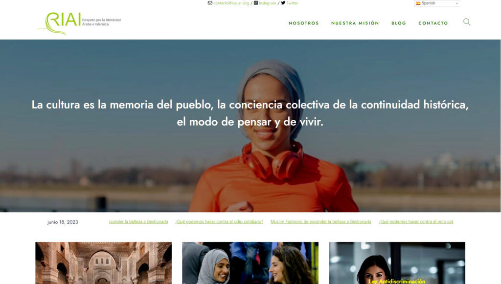 CONOCIMIENTO Y RESPETO POR LA IDENTIDAD ARABE E ISLAMICA