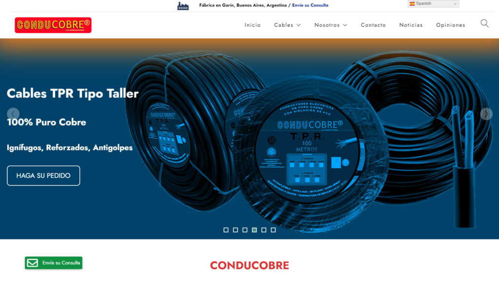 FABRICACION Y DISTRIBUCION DE CABLES UNI Y BIPOLARES 100% PURO COBRE